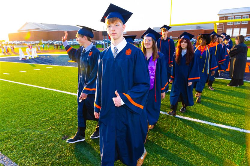 Students celebrate graduating